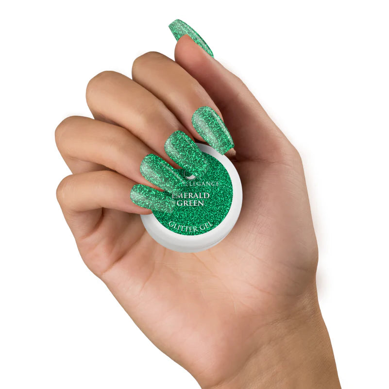 Emerald Green Glitter Gel